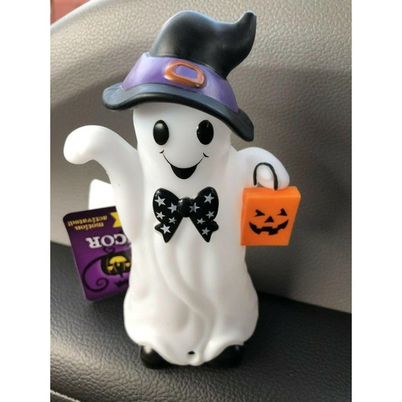 NEW Witch & Ghost Halloween Motion Activated Light & Sound Lights Up 5.75” HL9 - Picture 3 of 7